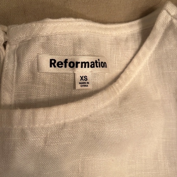 Beautiful NWOT Reformation Rumi Limen Top XS - Picture 5 of 6